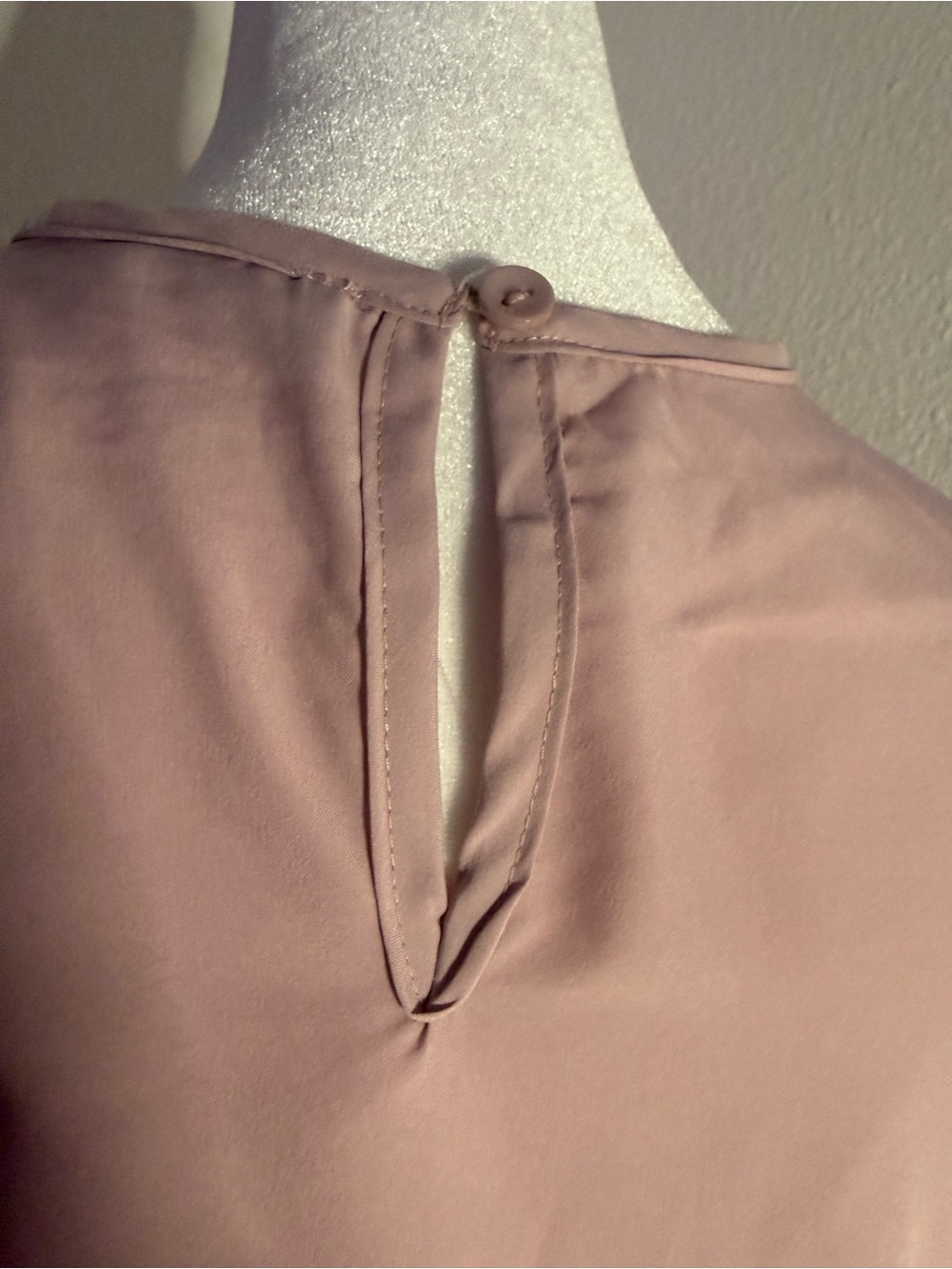 NWT ZANZEA Dusty Pink Ruffle Tiered Bell Sleeve Blouse Top Size Small Blouse - Picture 6 of 7